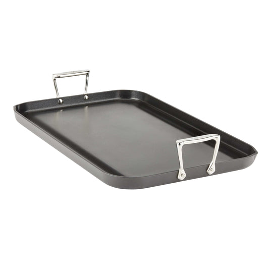 All-Clad HA1 Nonstick Griddle 13x20 Inch, Oven & Broiler Safe, Black