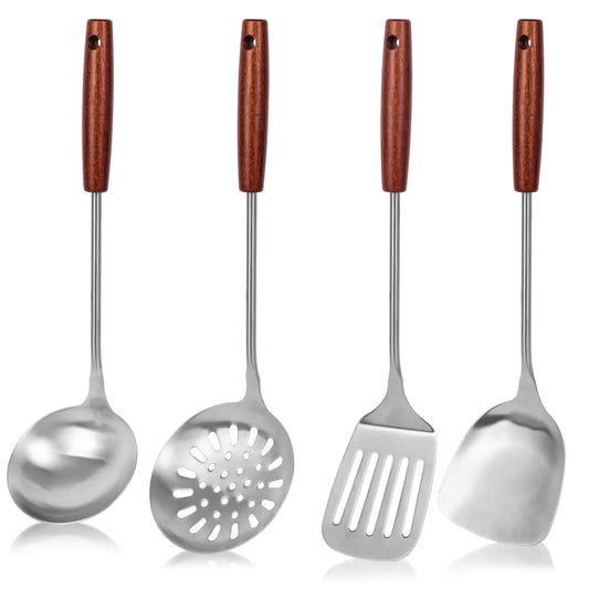 HANSGO Elite Wok Utensil Ensemble